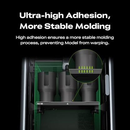 Creality K2 SE 3D Printer Epoxy Resin Build Plate, Excellent Adhesion, High Flatness, High Strength and Wear Resistancet, 3D Printer Accessories - style: K2 SE Epoxy Resin
