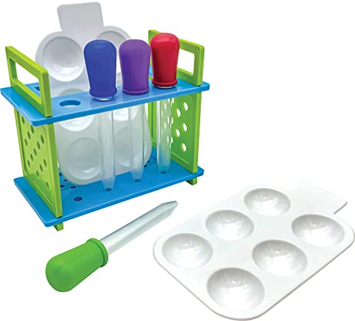 Teacher Created Resources Up-Close Science: Eyedroppers & Spot Plates Activity Set (TCR20367) - style: Eyedroppers & Spot Plates Activity Set