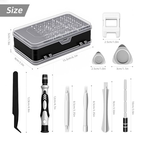 115-in-1 Precision Screwdriver Set, Magnetic Electronics Repair Tool Kit