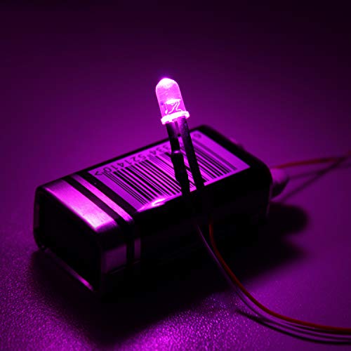 DiCUNO 200Pcs (10 Colors × 20Pcs) 5MM Pre Wired 12V LED Diodes, 9.4" Lead - color: 10 Colors * 20 Pcs