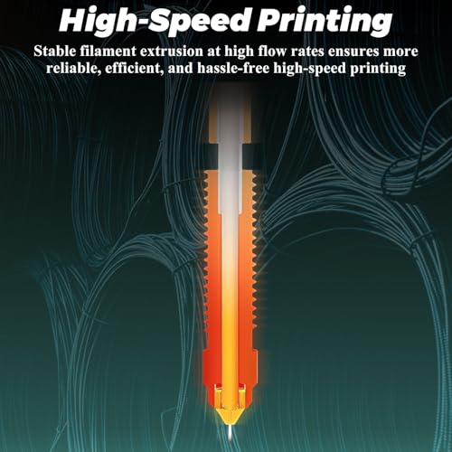 ASelected 4 PCS 3D Printer Nozzle Set, Hardened Steel Nozzle 0.4/0.6/0.8mm, Unicorn Nozzle for K1C, K1 SE, K1 Max, Ender-3 V3, and Ender-3 V3 Plus