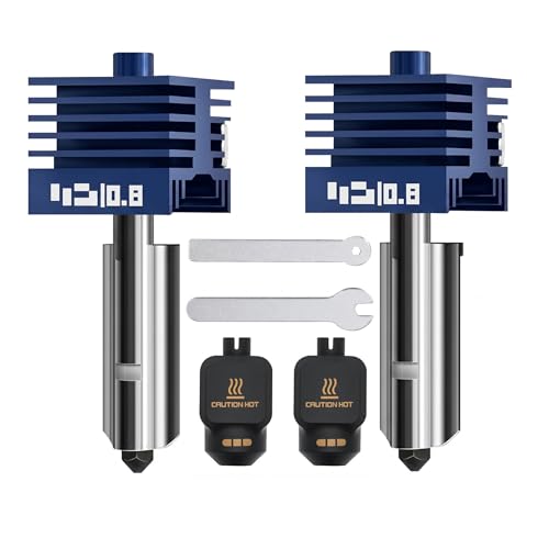 2PCS 0.8MM Hotend Kit for Bambu Lab P2S/H2D/H2C/H2S/X2D/A1/A2L/A1MINI - color: Blue, size: 0.8mm