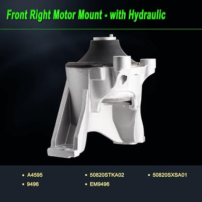 Engine Motor Mount Compatible with 2007-2011 CR-V 2.4L 4WD FWD - size: 2007-2011 CR-V 2.4L 4WD FWD