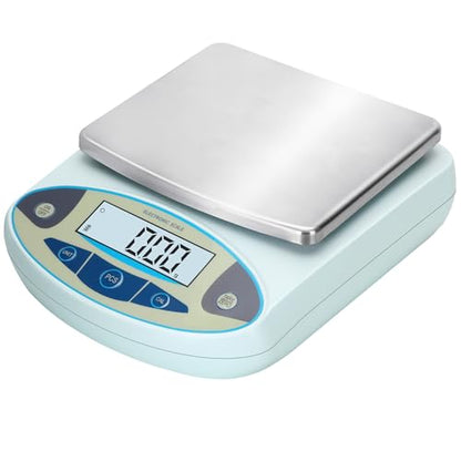 Lab Scale High Accuracy,13 Unit 0.01g High Precision Digital Analytical Balance, Electronic Laboratory Precision Gram Scale Digital Kitchen/Jewelry/Scientific Scale (3000 x 0.01g) - size: 3000 x 0.01g