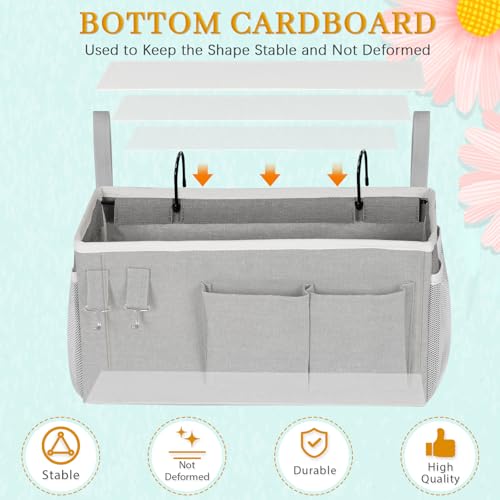 Bedside Caddy Bedside Storage Bag for Headboards/Bunk Bed - color: 1PC Grey