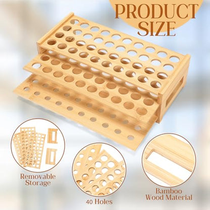 Funnymoom Pretzel Rod Holder with Pretzel Rod Bags Kit, Wooden