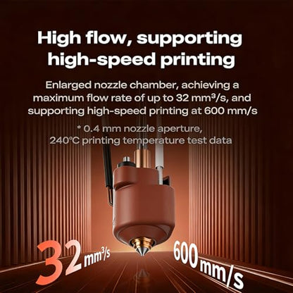 Creality K2 SE Hotend Ceramic Heating Block Kit, 300℃ High Temperature Resistance Heating Block Kit with Heat Sink and Quick Swap Nozzle for K2 SE - style: K2 SE