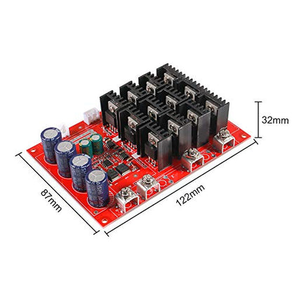 PWM DC Motor Speed Controller 10-50V 60A High Power HHO RC Driver Motor Controller PWM Controller Module 12V 24V 48V 3000W Extension Cord with Switch
