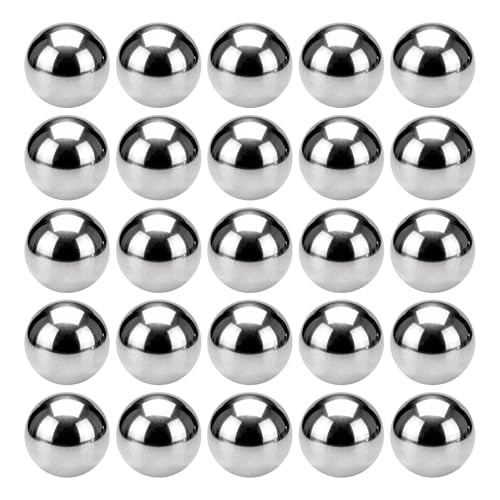 uxcell 25Pcs 7/16" Bearing Balls,316L Stainless Steel G200 Precision Balls