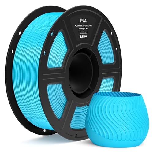 ELEGOO PLA 3D Printer Filament 1.75mm Sky Blue 1KG - color: 1pcs Sky Blue 1kg