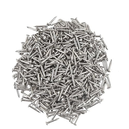 newlng 500PCS Small Nail Round Head Tiny Nails String Art Nails Hand-Made Hardware Accessories Fasteners Mini Nails 1 X 10mm/0.04"X0.4"(DXL) Silver - color: Silvery1*10mm