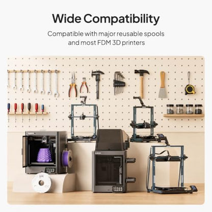 ELEGOO Matte PLA 3D Printer Filament with Reusable Spool 1.75mm 1kg - color: Pla Matte Lavender