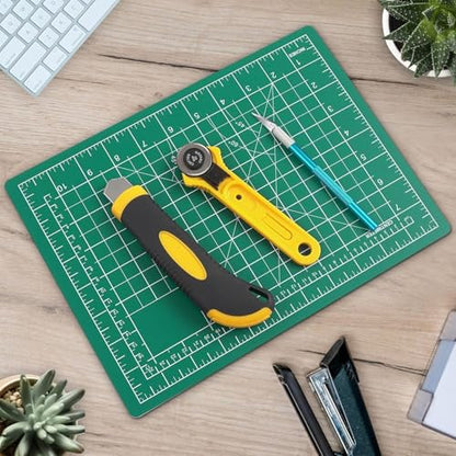 DIYSELF 36in×24in Cutting Mat, A1 Self Healing Craft Mat, Paper Craft Tools - color: Green, size: 36"L x 24"W