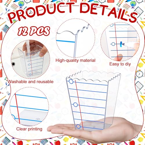 Vesici 12 Sets Teacher Appreciation Boxes Composition Notebook Teacher Box - style: New Term