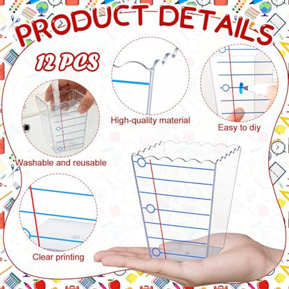 Vesici 12 Sets Teacher Appreciation Boxes Composition Notebook Teacher Box - style: New Term