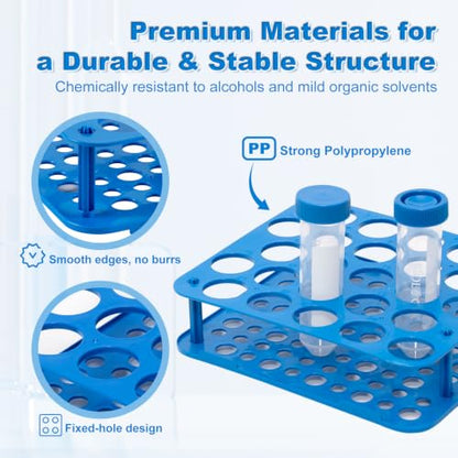 25-Well Centrifuge Tube Rack, Detachable Stand, φ1.02 inch, 1 PCS - size: 25-well