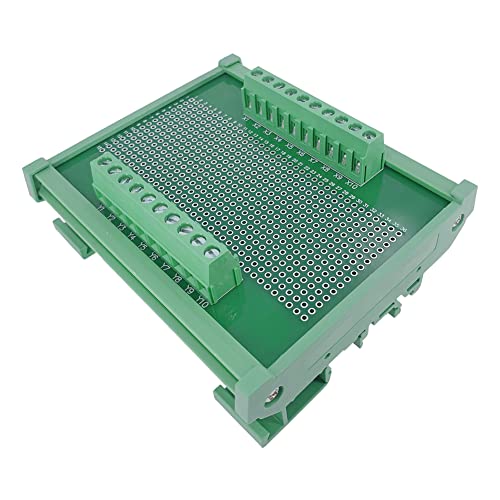Prototype 72×100mm PCB Board with DIN Rail Mounting Carrier Housing - size: PCB72×100mm