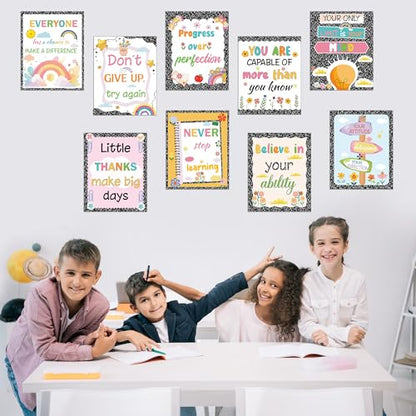 Composition Notebook Classroom Decor, Motivational Back to School Posters - color: Welcome Back to School