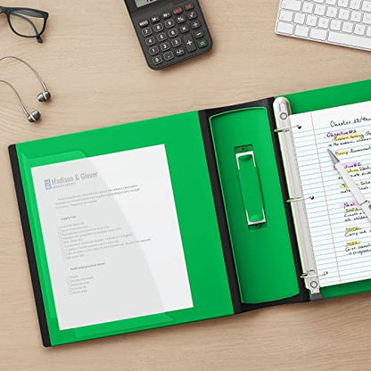Staples Heavy-Duty 2-Inch D-Ring Binder, Green, Holds 540 Sheets - color: Green, size: 2-Inch