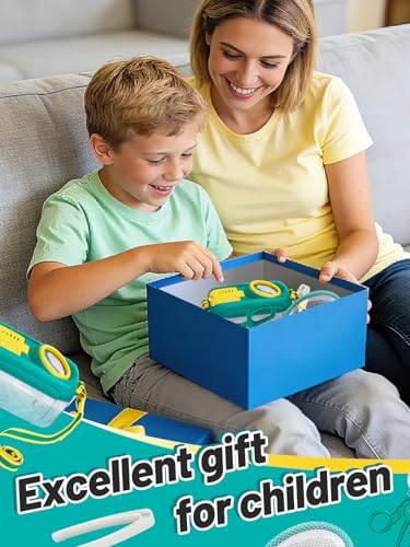 Biubee Bug Catcher for Kids, Bug Catching Kit Gifts with Butterfly Net Toys - color: Blue