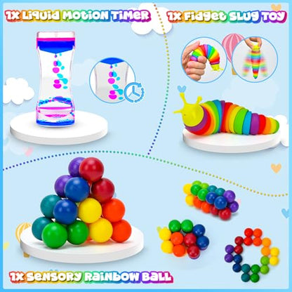 30Pack Fidget Toys Bulk for Adult Kids Age 5-7, 8-12, Sensory Autism Travel Must Have ADHD Autistic Figette Classroom Treasure Prize Box School Must Have Stress Anxiety Easter Basket Stuffers Gifts - style: 30pc