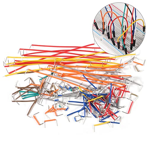 560 PCS Jumper Wire Cables Kit 14 Vaules Assorted Jumper Wire Breadboard Connecting Line Cables for Breadboard Prototyping Flexible Circuits - size: 560pcs