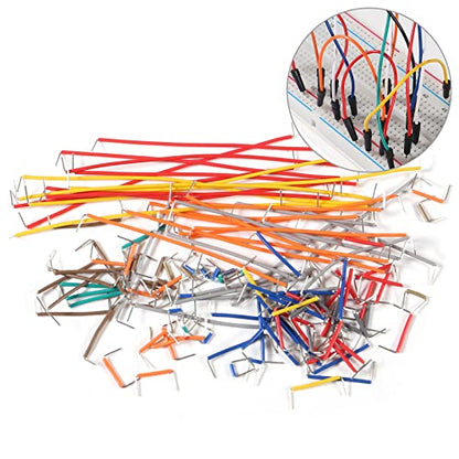 560 PCS Jumper Wire Cables Kit 14 Vaules Assorted Jumper Wire Breadboard Connecting Line Cables for Breadboard Prototyping Flexible Circuits - size: 560pcs