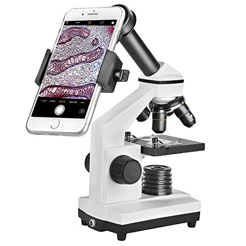 Smartphone Camera Adapter - Microscope Eyepiece Tube 23.2mm, Built-in 16X Microscope Eyepiece