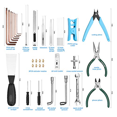 Creality 35-Piece 3D Printer Tool Kit with Case - style: 35 PCS