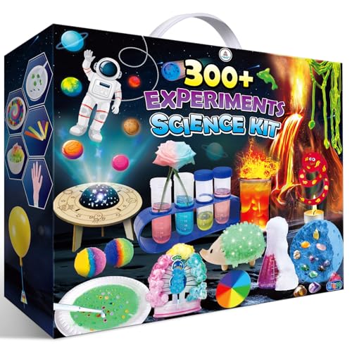UNGLINGA 300+ Experiments Science Kit for Kids Chemistry Set S.T.E.M Toys - style: science kit with 300+ experiments