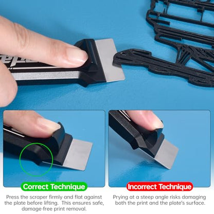 BIQU Sidekick 3D Printer Tools Kit Accessories Kit Includes Scraper - size: 5 in 1
