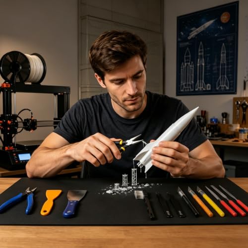 49 Pcs 3D Printer Tools Kit 3D Printer Accessories for All FDM/SLA Printers - color: 49pcs