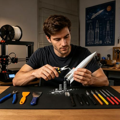 49 Pcs 3D Printer Tools Kit 3D Printer Accessories for All FDM/SLA Printers - color: 49pcs