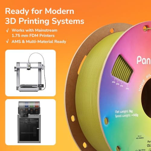 Polymaker Panchroma PLA Filament 1.75mm, 1kg, Purple - color: Basic Pla - 1.75mm Purple (Hex Code: #6c47b2), size: 1kg