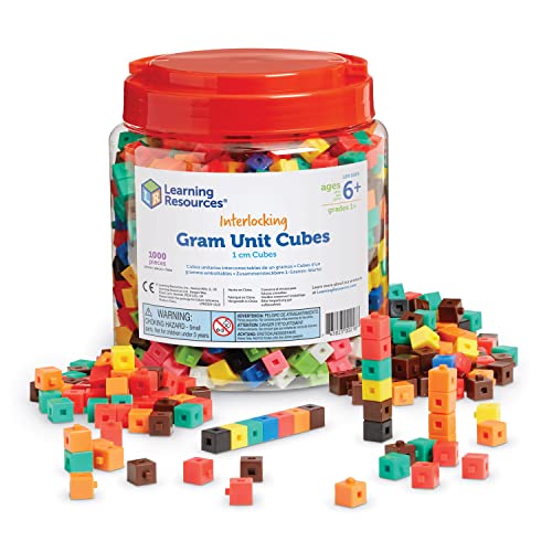 Learning Resources Interlocking Gram Unit Cubes