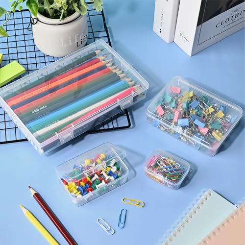 Mauproy Small Plastic Storage Containers with Lids, 4 Sizes, 24 Pack - size: 4 Sizes (24Pcs)