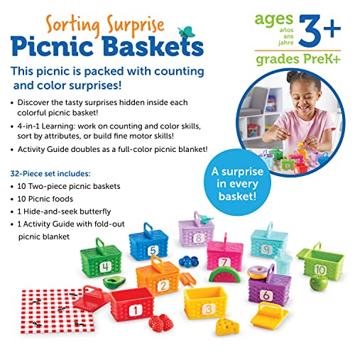 Learning Resources Sorting Surprise Picnic Baskets