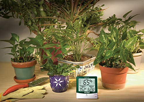 Extech 445814 Humidity Alert Hygro-Thermometer with Dew Point - size: Stationary Hygro-Thermometer, style: With Alarm