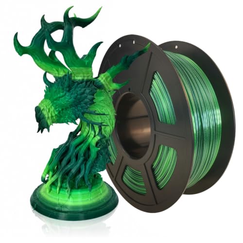 PLA 3D Printer Filament 1.75 mm,Summer Green,Multicolor Rainbow,Olive Green,sigmal Green,Accuracy +/- 0.05 mm net Weight 1 kg for Ender3 Cr10 - color: Pla-summer