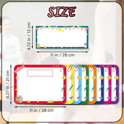 Classroom Learning Objectives Board, 9pcs Magnetic Schedule Display - style: Landscape Whiteboard