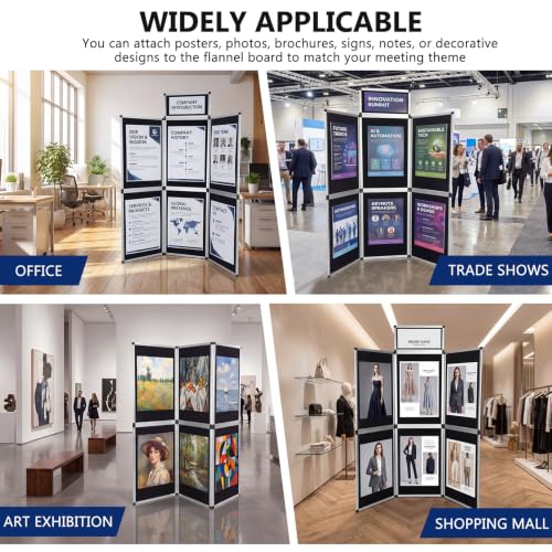 Generic 6 1 Panel Trade Show Display Panels Folding Poster Board System
