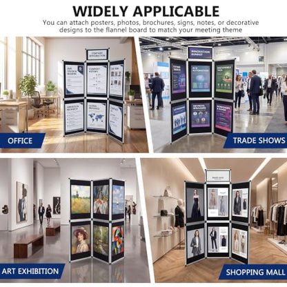 Generic 6 1 Panel Trade Show Display Panels Folding Poster Board System