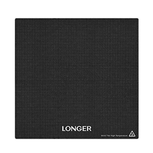 LONGER lk4pro lk4 Glass Bed Upgraded ，Thickness 4mm 235x235mm Flatness Below 0.2mm Four Corners Rounded R5mm Lattice Glass ，High Hardness Durable Glass Platform for 3D Printer - size: MH-X9NO-RUJ8