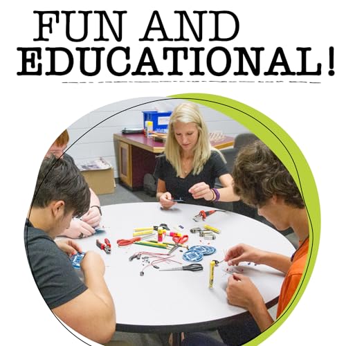 Pitsco Education Blinky Robot Soldering Kit Getting Started Classroom Package, STEM Projects for Kids Ages 13 & Up, Circuitry Kits, STEM Educational Construction Kits, Bulk Pack of 30 Kits