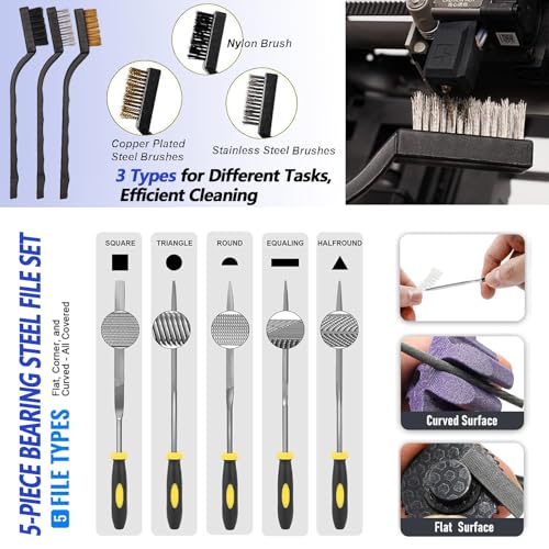82 Pcs 3D Printer Tool Kit w/Case for Bambu, Creality, Anycubic, Flashforge