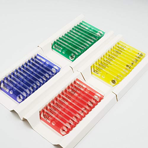 48pcs Prepared Plastic Microscope Slides Biological Specimen with 4 Boxes for Student Enlighten Education