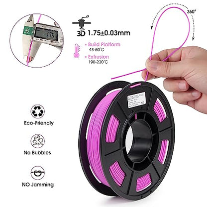 iSANMATE PLA+ 3D Printer Filament, Pla Filament 1.75mm Bundle Gradient Multicolors Filament, Color Change Rainbow Filament, 3D Printing Filament 250X4 - color: A- Gradient Rainbow Bundle