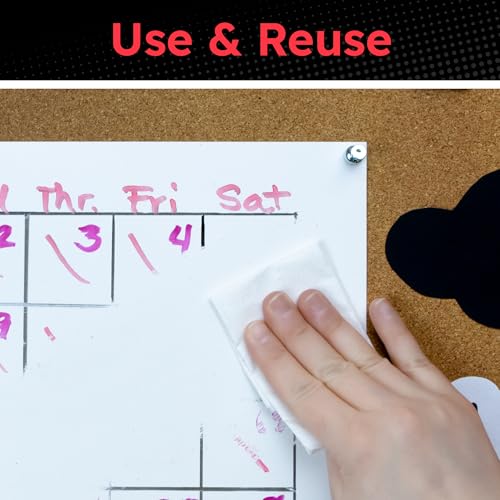 Hygloss Dry Erase Poster Board Paper 11x14 Inch, 60 Count, White Board - color: Original, size: 11 x 14-Inch, style: 60