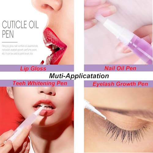 UPZIGS Empty Cuticle Oil Pens, 3ml-50 Pack - size: 3 ml, 50 Count