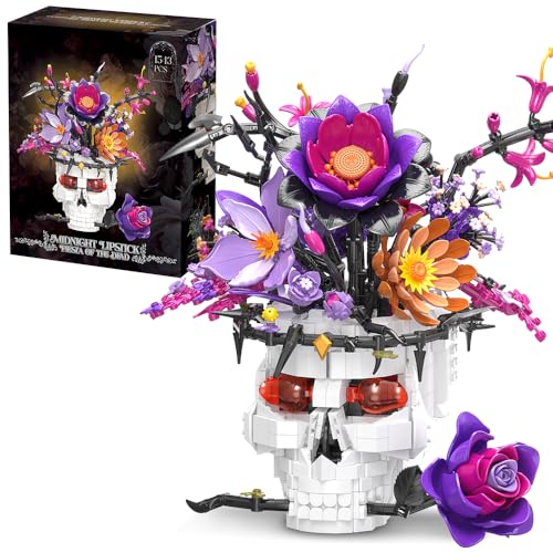 39192 Building Blocks Flower Set, 1543 Pieces of Floral and Plant Series Block Sets, Adult Creative Enthusiast Model Gifts and Unique Collectibles, Can be Used for Room Decoration - color: A7